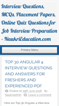 Mobile Screenshot of naukrieducation.com